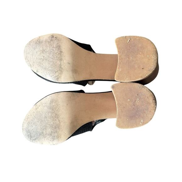 Steve Madden Women Shauna Ankle Suede Open Toe pump sandals shoes sz 7.5M - Picture 4 of 8